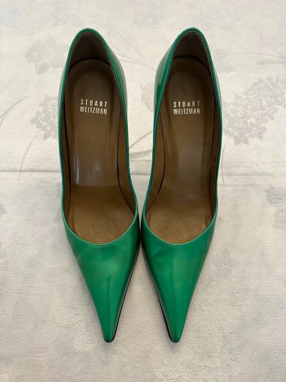 Stuart Weitzman FEVER Turquoise Quasar Patent Pumps – Size 7.5M